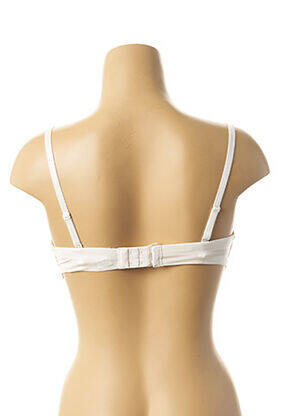 Sutien broderie top sutien modelat alb GEMMA femeie