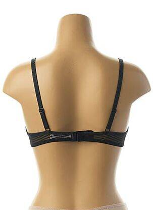 Sutien efect material satinat negru GEMMA femeie