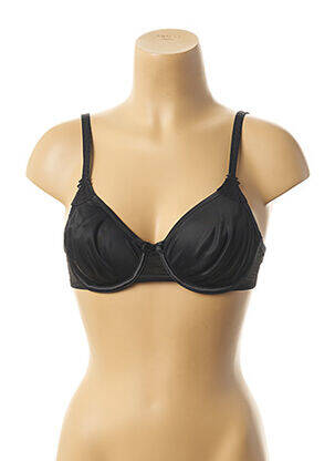 Sutien efect material satinat negru GEMMA femeie