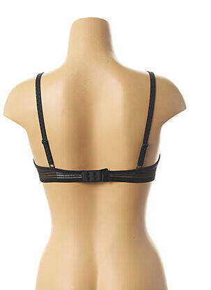 Sutien efect material satinat negru GEMMA femeie