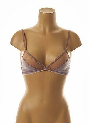 Sutien bretele elastice reglabile top triunghiuri roz VANITY FAIR femeie
