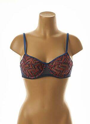Sutien broderie albastru VANITY FAIR femeie