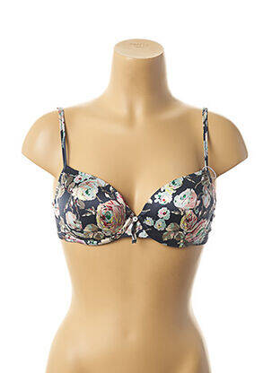Sutien efect material satinat top sutien modelat albastru VANITY FAIR femeie