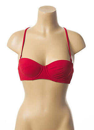 Sutien de costum de baie top sutien modelat top sutien modelat roșu LOU femeie