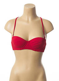 Sutien de costum de baie top sutien modelat top sutien modelat roșu LOU femeie