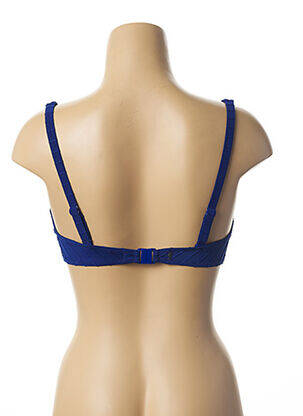 Sutien de costum de baie elasticitate albastru LOU femeie
