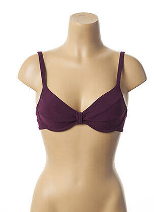 Sutien de costum de baie elasticitate violet LOU femeie
