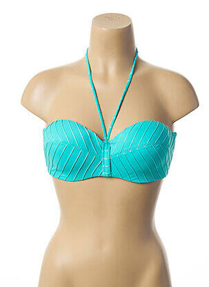 Sutien de costum de baie top sutien modelat top sutien modelat albastru LOU femeie
