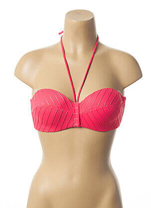 Sutien de costum de baie top sutien modelat top sutien modelat roz LOU femeie