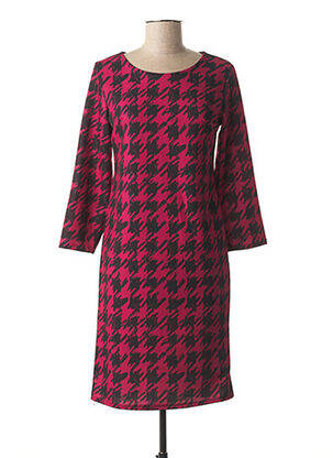 Rochie midi mâneci 3/4 mâneci 3/4 roșu QUATTRO femeie