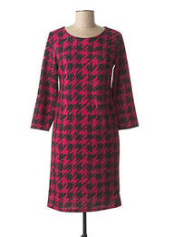Rochie midi mâneci 3/4 mâneci 3/4 roșu QUATTRO femme