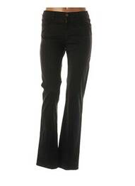 Pantalon drept talie înaltă talie înaltă negru JEZEQUEL femeie