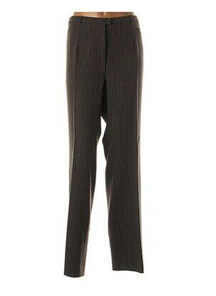 Pantalon drept elasticitate talie joasă gri CHRISTIAN MARRY femeie