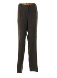 Pantalon drept elasticitate talie joasă gri CHRISTIAN MARRY femme
