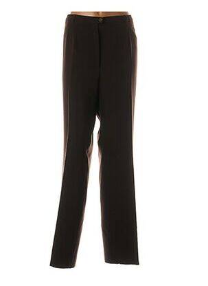 Pantalon drept elasticitate maro CHRISTIAN MARRY femeie