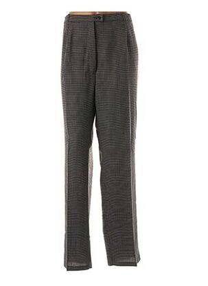 Pantalon drept închidere cu fermoar sub clapetă cu nasturi mărime normală negru QUATTRO femeie