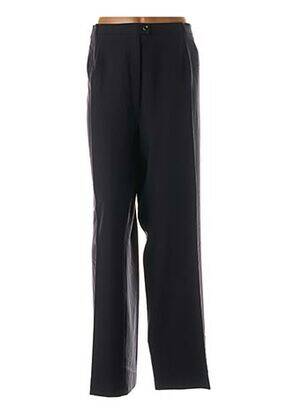 Pantalon drept talie elastică albastru QUATTRO femeie