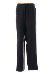 Pantalon drept închidere cu fermoar sub clapetă cu nasturi albastru QUATTRO femme