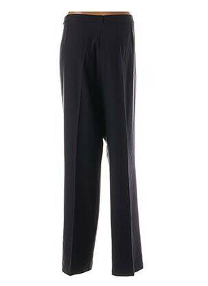 Pantalon drept talie elastică albastru QUATTRO femeie