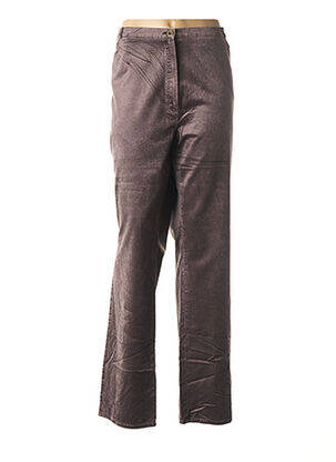 Pantalon drept elasticitate mărime normală violet QUATTRO femeie