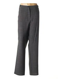 Pantalon drept închidere cu fermoar sub clapetă cu nasturi mărime normală negru QUATTRO femme