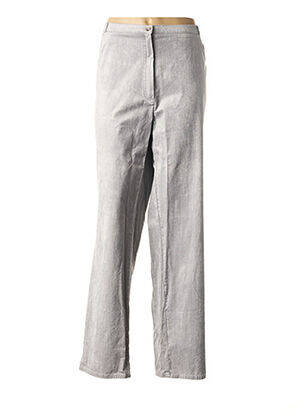 Pantalon drept elasticitate mărime normală gri QUATTRO femeie