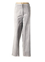 Pantalon drept elasticitate mărime normală gri QUATTRO femme