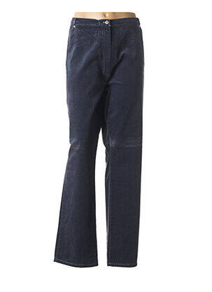 Pantalon drept elasticitate mărime normală albastru QUATTRO femeie