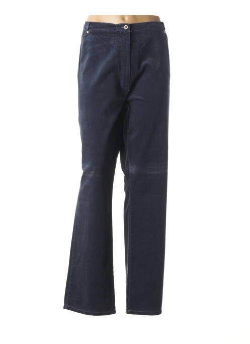 Pantalon drept albastru QUATTRO femeie