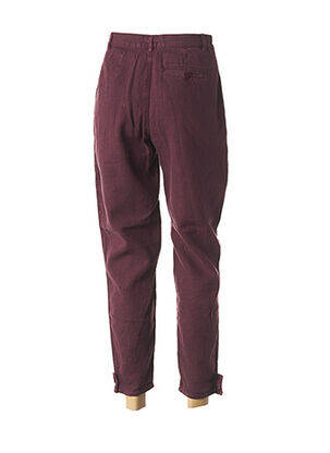 Pantalon 7/8 talie înaltă talie înaltă violet BENSIMON femeie