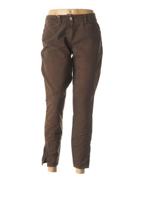 Pantalon trei sferturi maro BENSIMON femeie