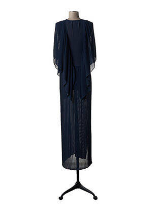 Rochie midi croială fluidă mâneci scurte albastru BY MALENE BIRGER femeie
