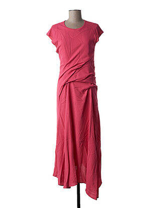 Rochie midi mâneci scurte mâneci scurte roz SIES MARJAN femeie