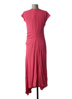 Rochie midi mâneci scurte mâneci scurte roz SIES MARJAN femeie
