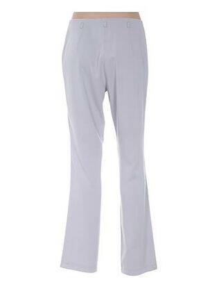 Pantalon croială dreaptă talie înaltă gri LUCIA femeie