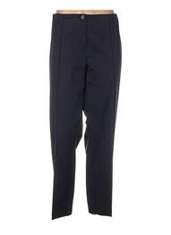 Pantalon croială dreaptă talie înaltă albastru BASLER femme
