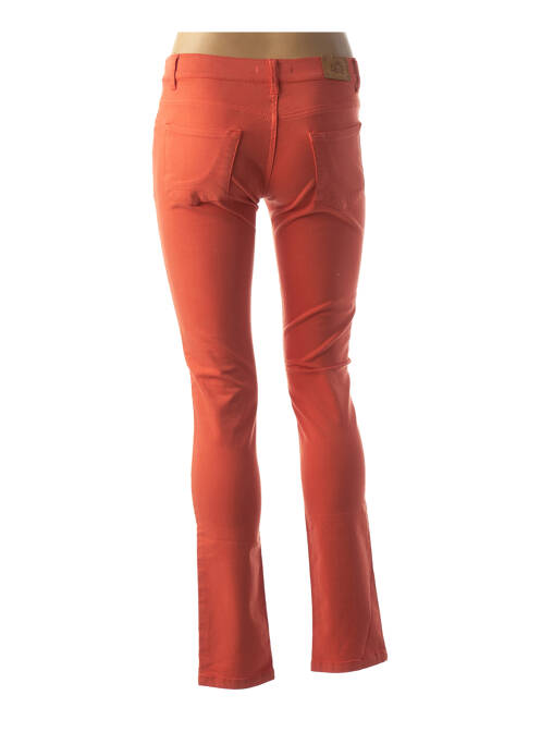 Pantalon drept portocaliu BISCOTE femeie