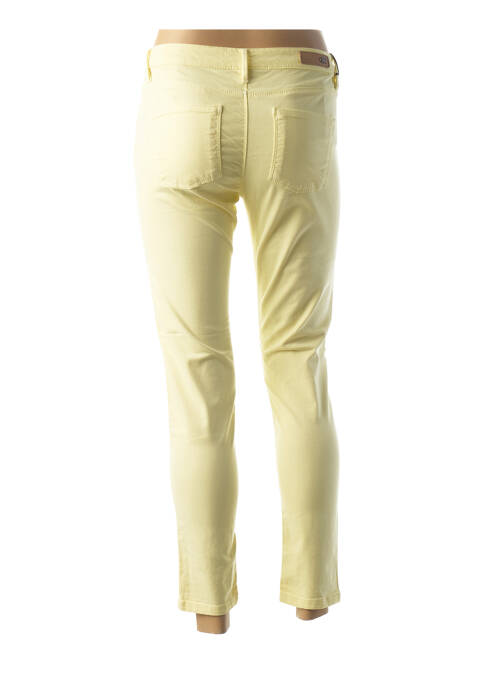 Pantalon slim galben DENIM STUDIO femeie