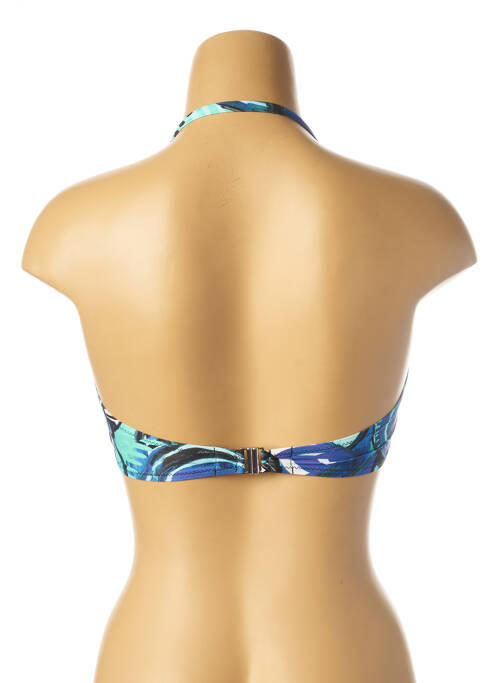 Sutien de costum de baie albastru ANTIGEL femeie