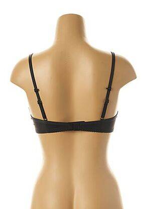 Sutien efect material satinat top sutien modelat negru FANTASIE femeie