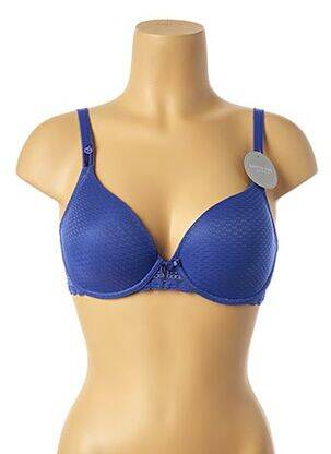 Sutien țesătură dantelă top sutien modelat albastru VANITY FAIR femeie