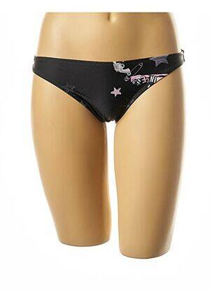 Chiloți de baie negru I LOVE MY BIKINI femeie