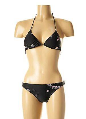 Costum de baie din două piese elasticitate top triunghiuri negru I LOVE MY BIKINI femeie