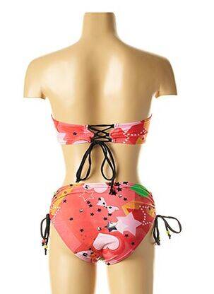 Costum de baie din două piese elasticitate roșu I LOVE MY BIKINI femeie