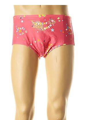 Șort de baie imprimeu fantezie roz I LOVE MY BIKINI bărbat