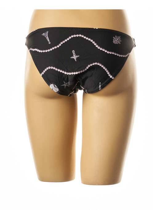 Chiloți de baie negru I LOVE MY BIKINI femeie