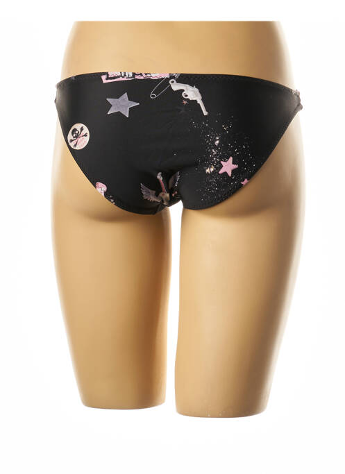 Chiloți de baie negru I LOVE MY BIKINI femeie