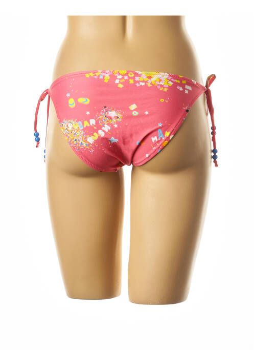 Chiloți de baie roz I LOVE MY BIKINI femeie