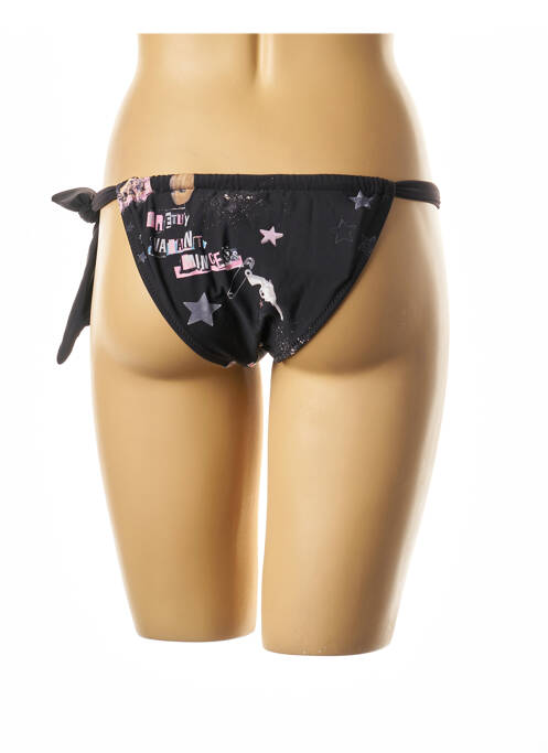 Chiloți de baie negru I LOVE MY BIKINI femeie