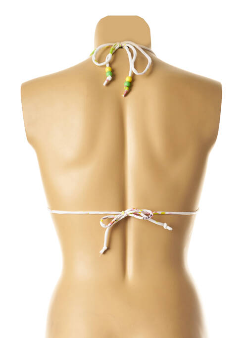 Sutien de costum de baie alb I LOVE MY BIKINI femeie